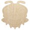 Cute Bee Mad Grumpy Unfinished Wood Shape Piece Cutout for DIY Craft Projects